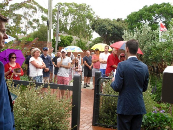 The weather was mixed today, as were the results. 88 Linacre Road Hampton Passed-in on a vendor bid of $1,500,000.